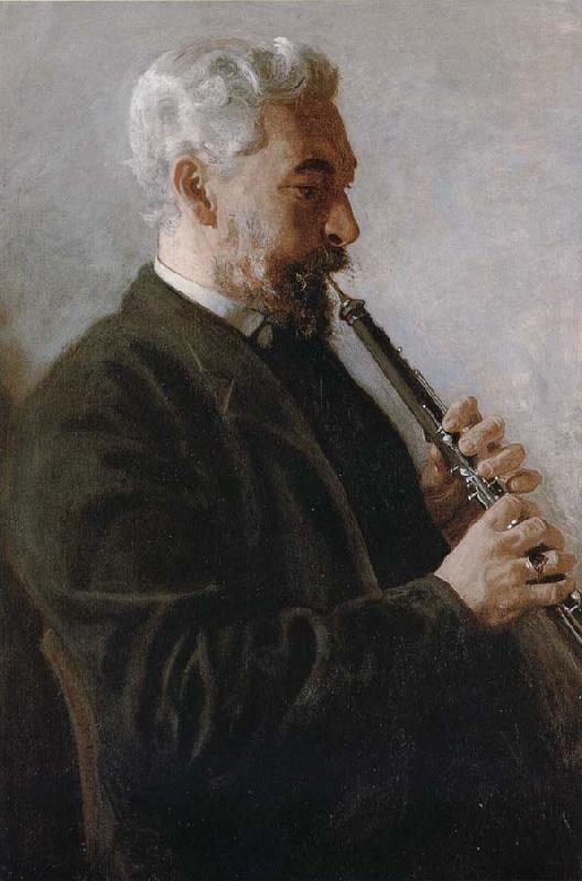 Thomas Eakins The Oboe player